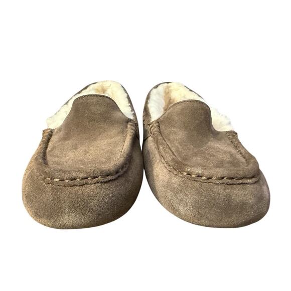 UGG Ansley Sheepskin Slipper Brown Suede Women size 10 - Picture 3 of 7